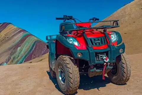 Rainbow Mountain Vinicunca en Red Valley op ATV